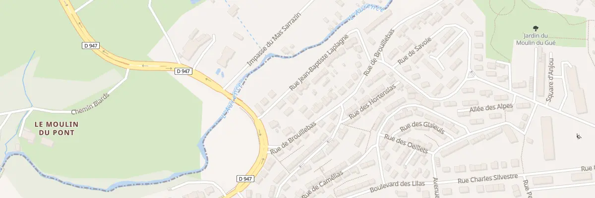 Plan du 35 Rue J B Laplagne à Limoges
