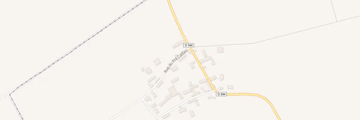 Plan du 20 Rue du Pre Caillau à Orrouer