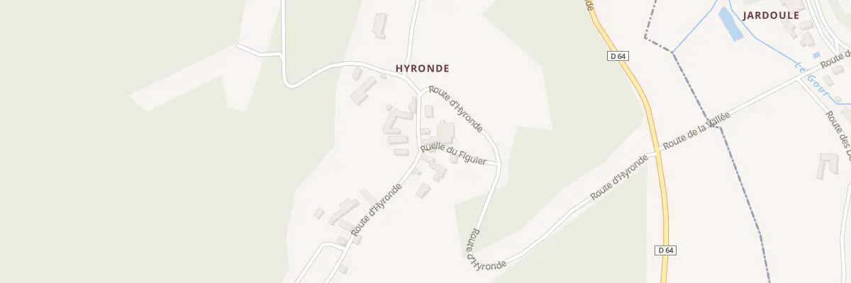 Plan du 327 Hyronde à Saint-Geniès