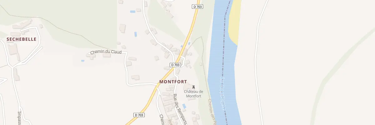 Plan du 169 Montfort à Vitrac