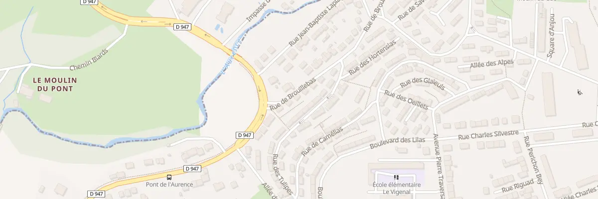 Plan du 71 Rue de Brouillebas à Limoges