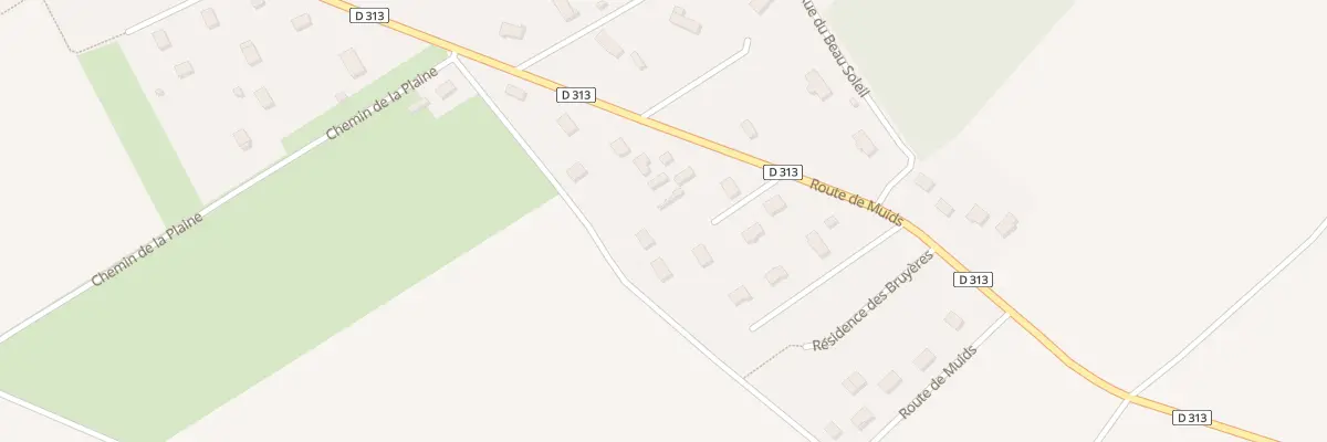 Plan du 58 Rte de Muids à Andé