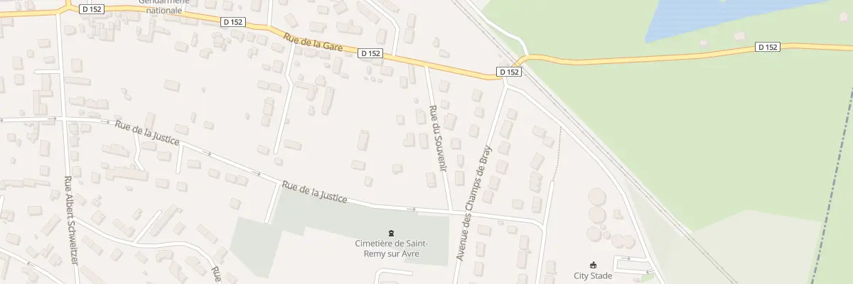 Plan du 2 Rue du Souvenir à Saint-Rémy-sur-Avre