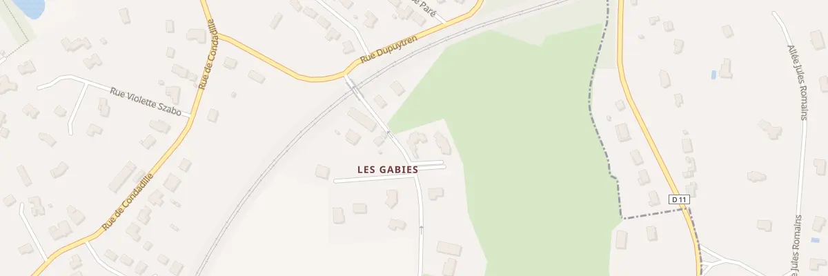 Plan du 5178 Les Gabies à Condat-sur-Vienne