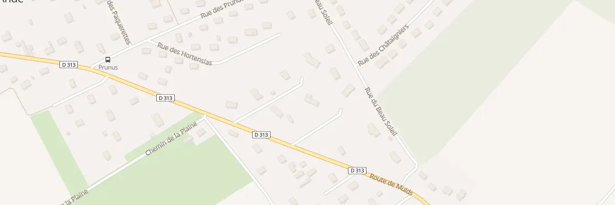 Plan du 37 Rte de Muids à Andé