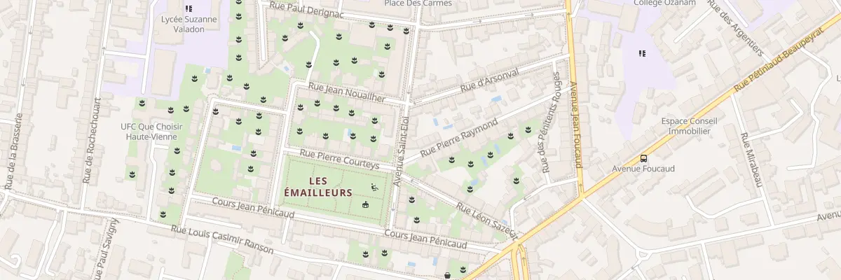 Plan du 26 Rue Pierre Raymond à Limoges