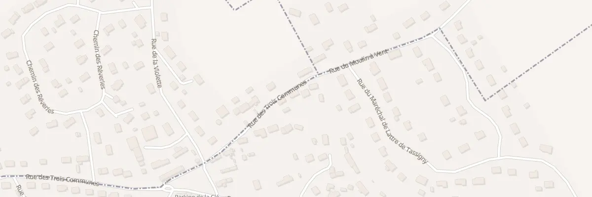 Plan du 34 Rue des Trois Communes à Cierrey