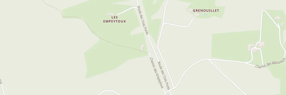 Plan du 152 Che des Empeytoux à Proissans