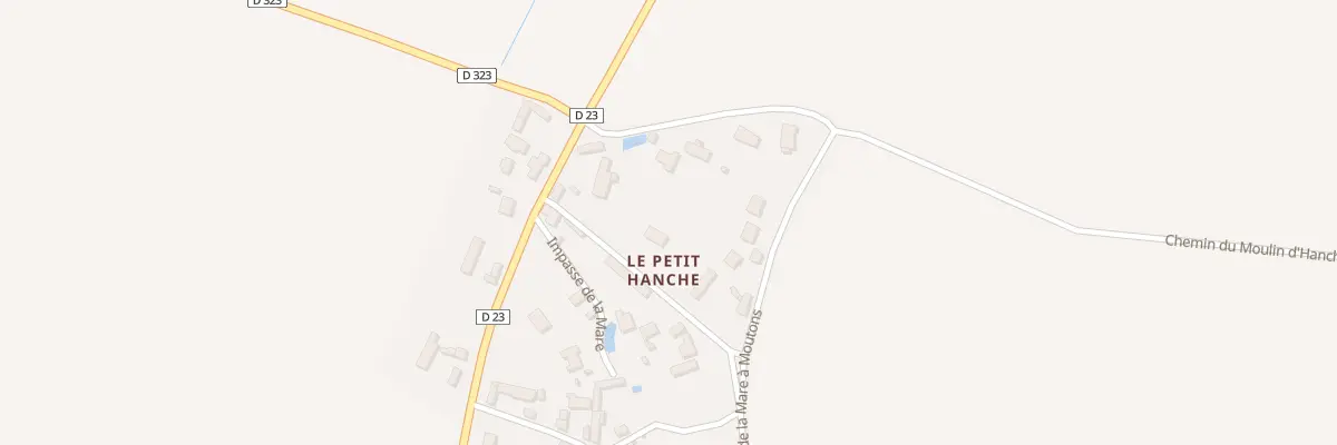 Plan du 1 Rue La Petite Place Pt Hanche à Thimert-Gâtelles