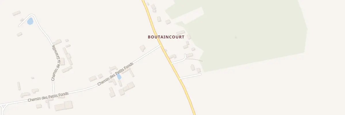 Plan du 2 Che des Vignes à Châtaincourt