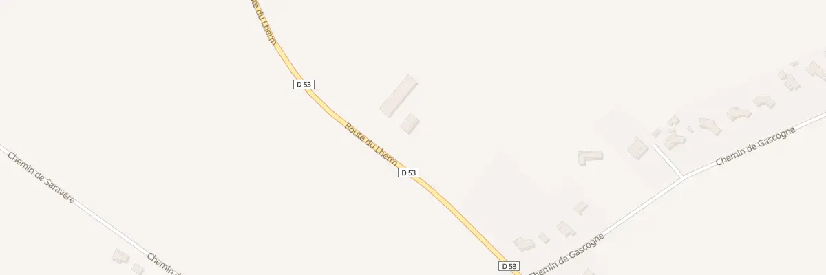 Plan du 216 Rte du Lherm à Lavernose-Lacasse