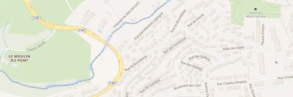 Plan du 74 Rue de Brouillebas à Limoges