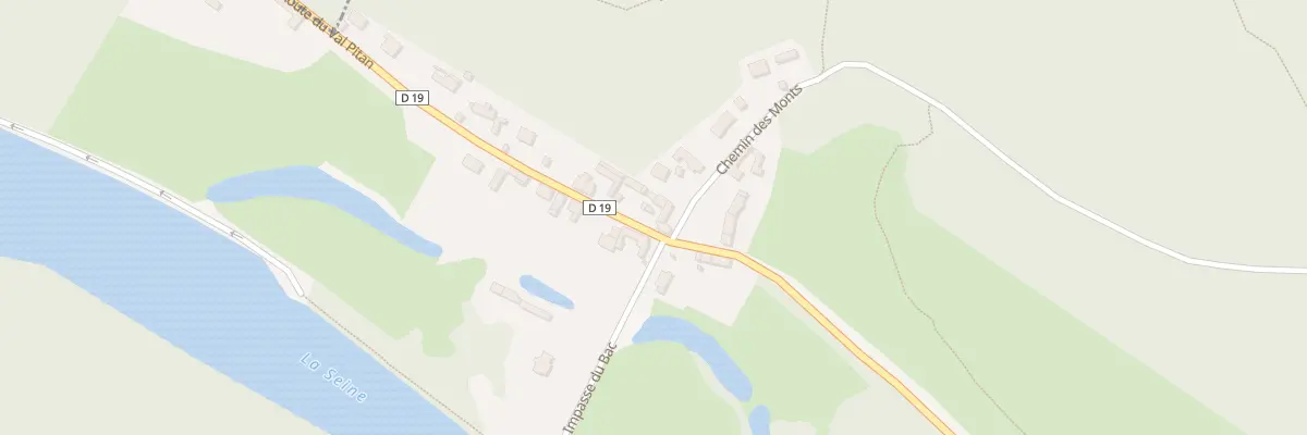 Plan du 2 Rte du Val Pitan à Amfreville-sous-les-Monts
