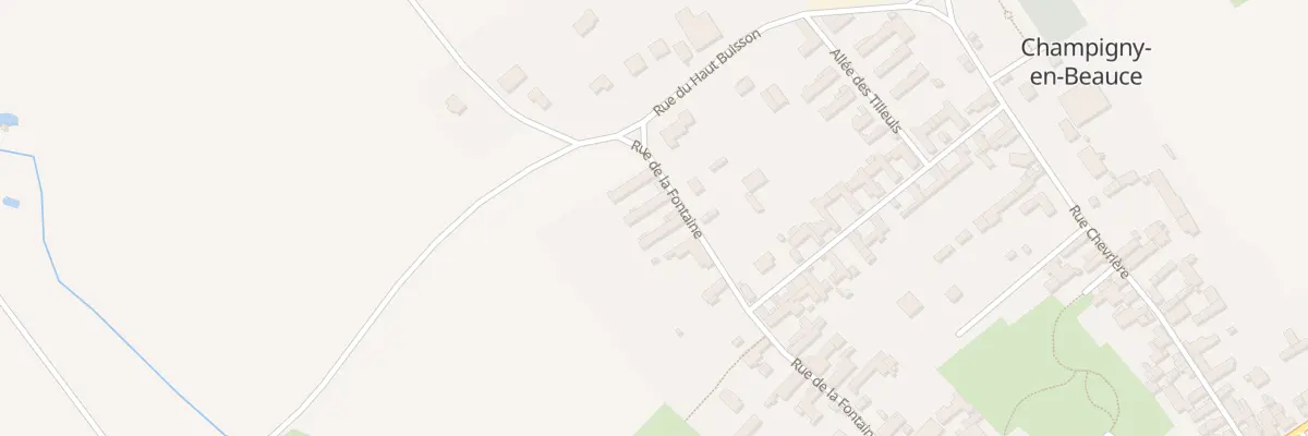 Plan du 24 Rue de la Fontaine à Champigny-en-Beauce