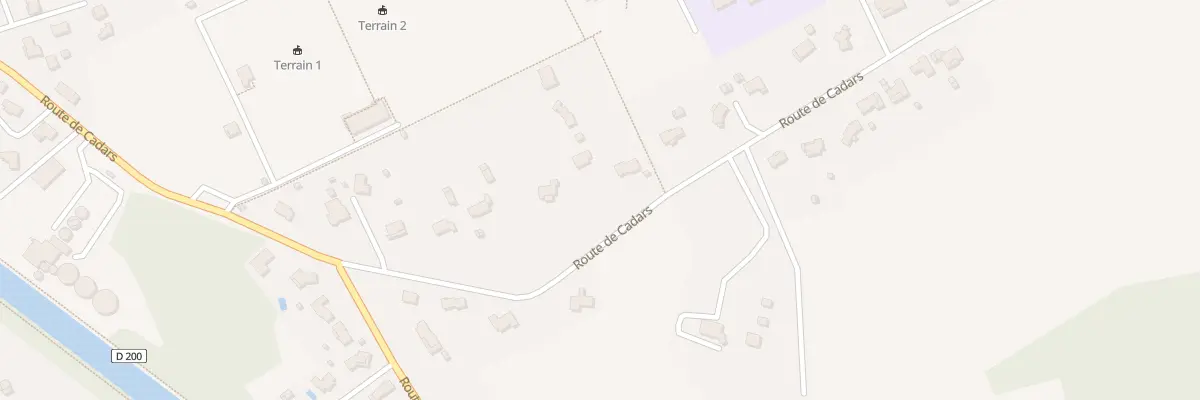 Plan du 1117 Rte de Cadars à Montech