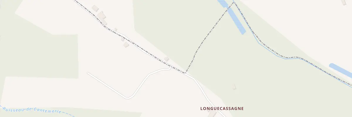 Plan du 5271 Longuecassagne à Vazerac
