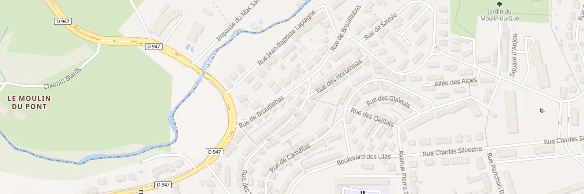 Plan du 65 Rue de Brouillebas à Limoges