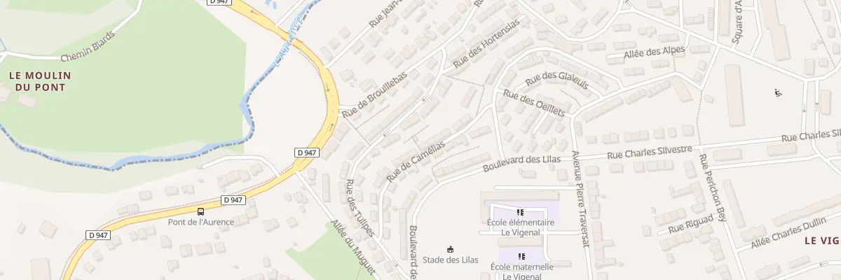 Plan du 15 Rue des Camélias à Limoges