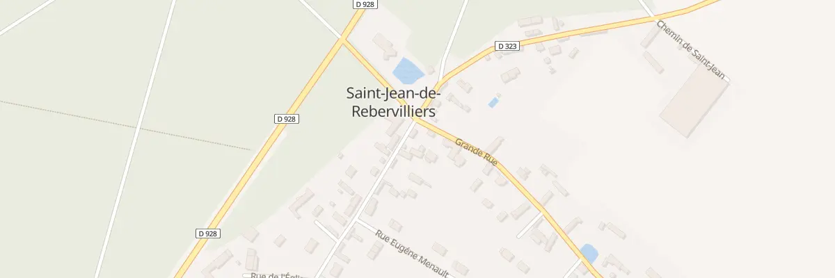 Plan du 1 Rue de l’Eglise à Saint-Jean-de-Rebervilliers