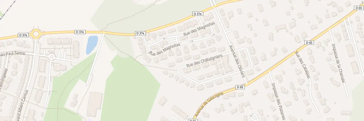 Plan du 35 Rue des Châtaigniers à La Salvetat-Saint-Gilles