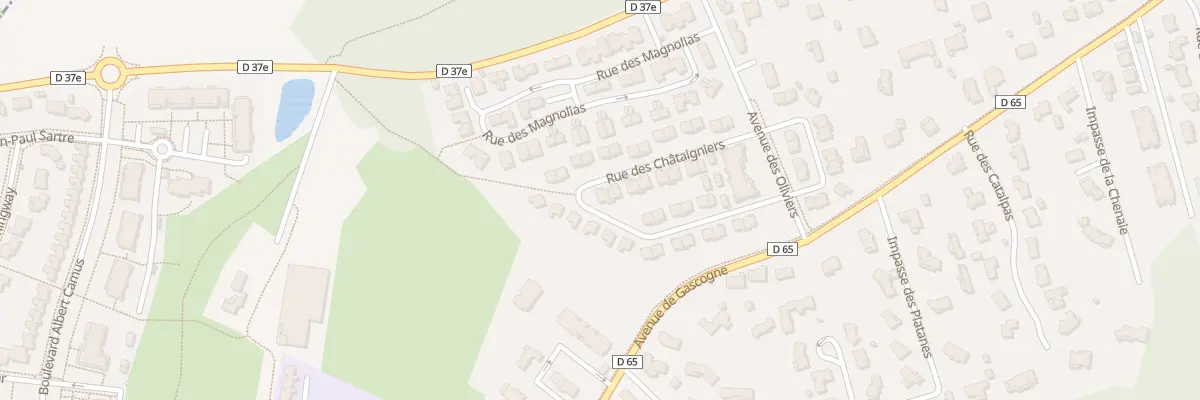Plan du 14 Rue des Châtaigniers à La Salvetat-Saint-Gilles