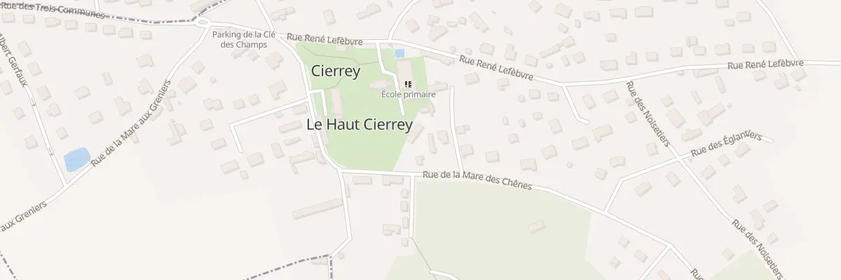 Plan du 3 Rue de la Mare des Chênes à Cierrey