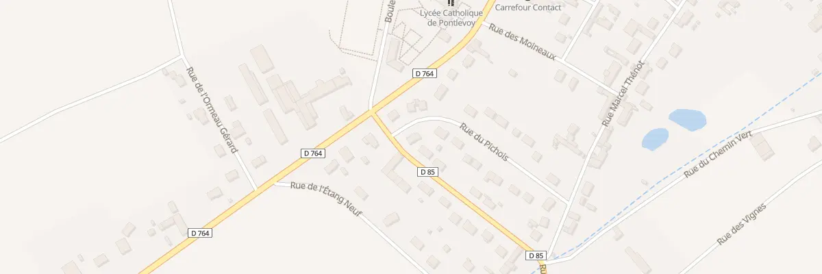 Plan du 19 Rue du Pichois à Pontlevoy