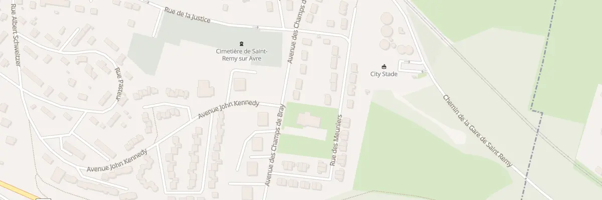 Plan du 21 Av des Champs de Bray à Saint-Rémy-sur-Avre