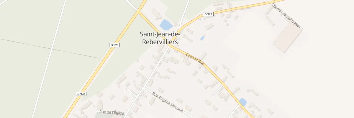 Plan du 1 Gr Gde Rue à Saint-Jean-de-Rebervilliers