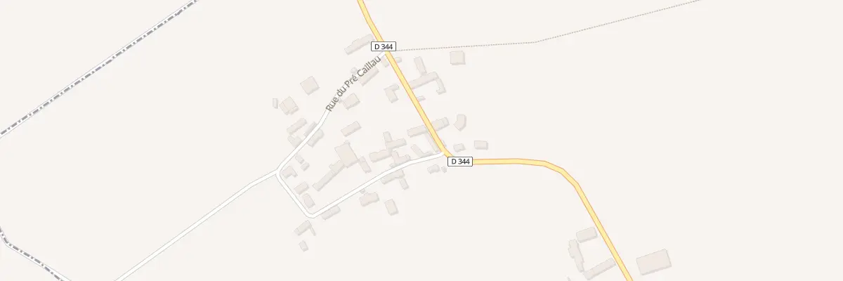Plan du 2 Rue du Pre Caillau à Orrouer