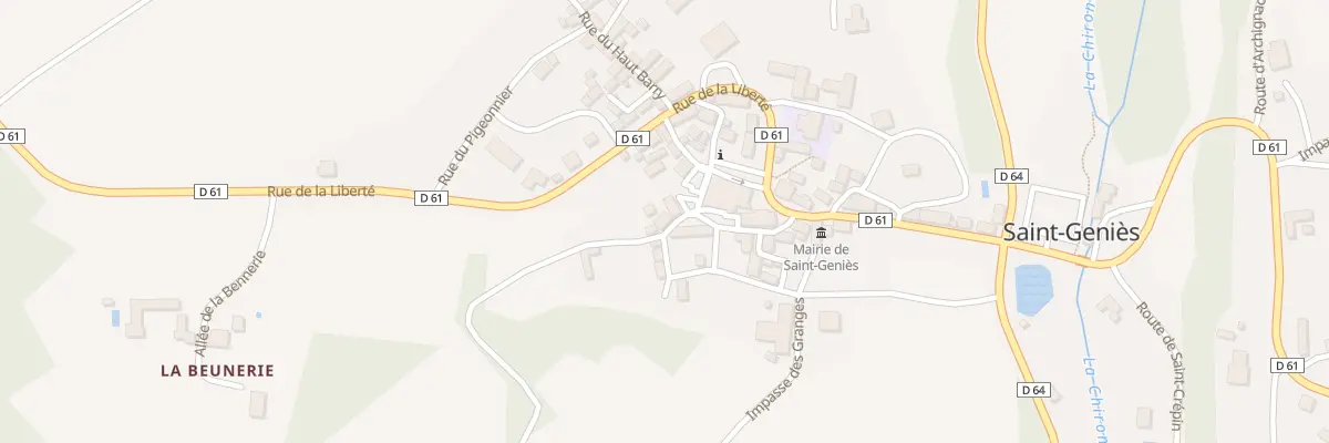 Plan du 230 Le Bourg à Saint-Geniès