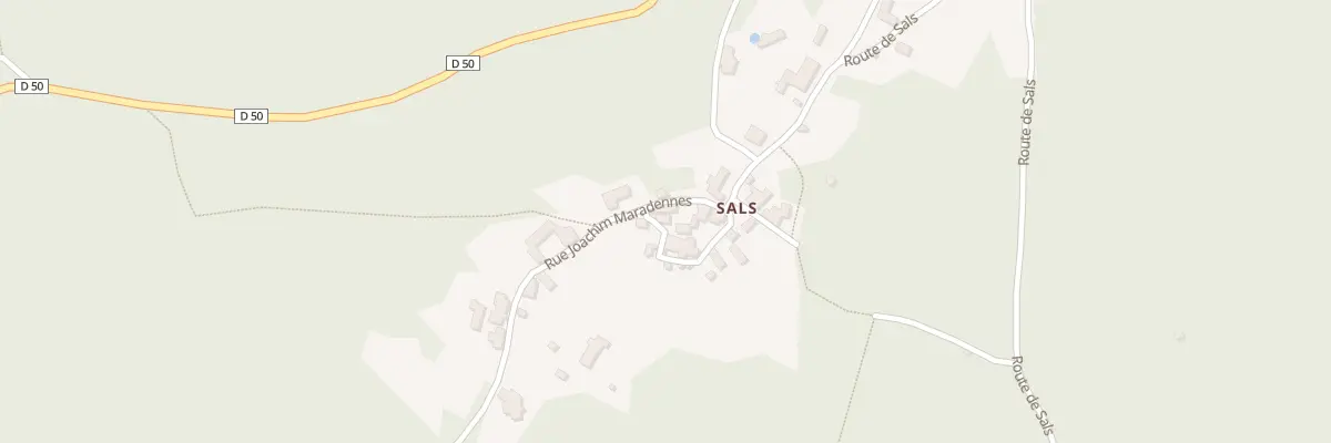 Plan du 5114 Sals à Labastide-du-Vert