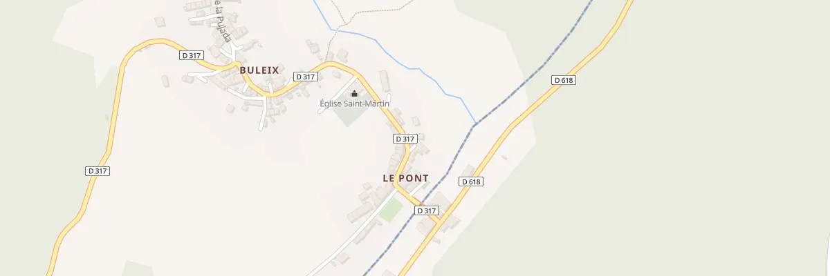 Plan du 33 Le Pont à Soulan