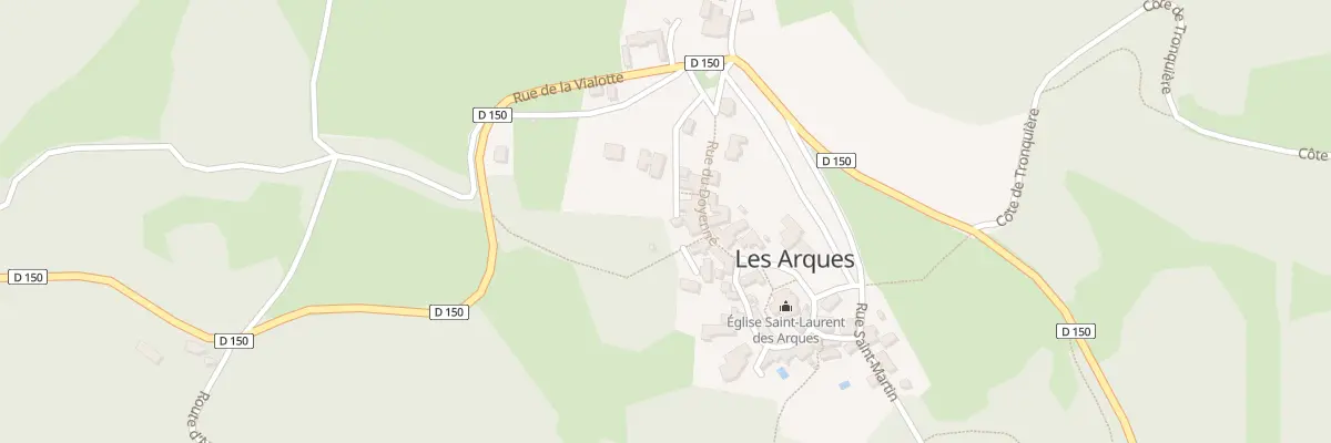 Plan du 5016 Les Arques aux Arques
