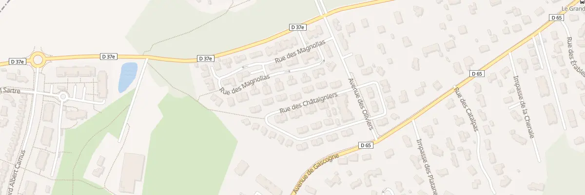 Plan du 41 Rue des Châtaigniers à La Salvetat-Saint-Gilles