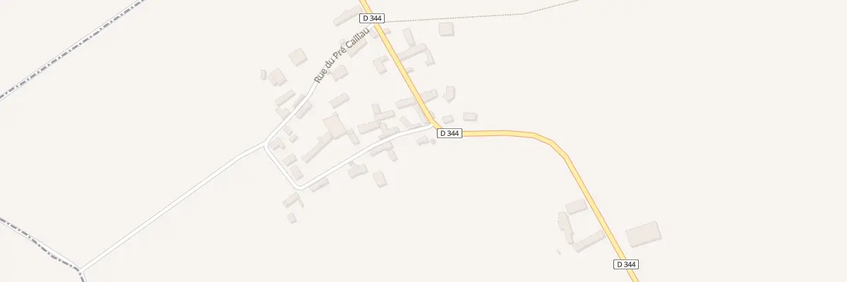 Plan du 1 Rue du Pre Caillau à Orrouer