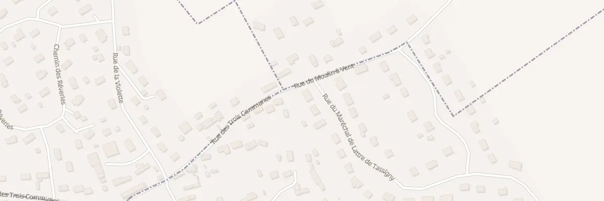 Plan du 1 Rue Mal de Lattre de Tassigny à Cierrey