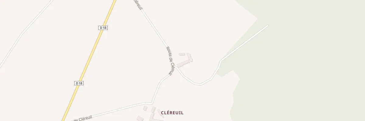 Plan du 4 Clereuil au Tranger