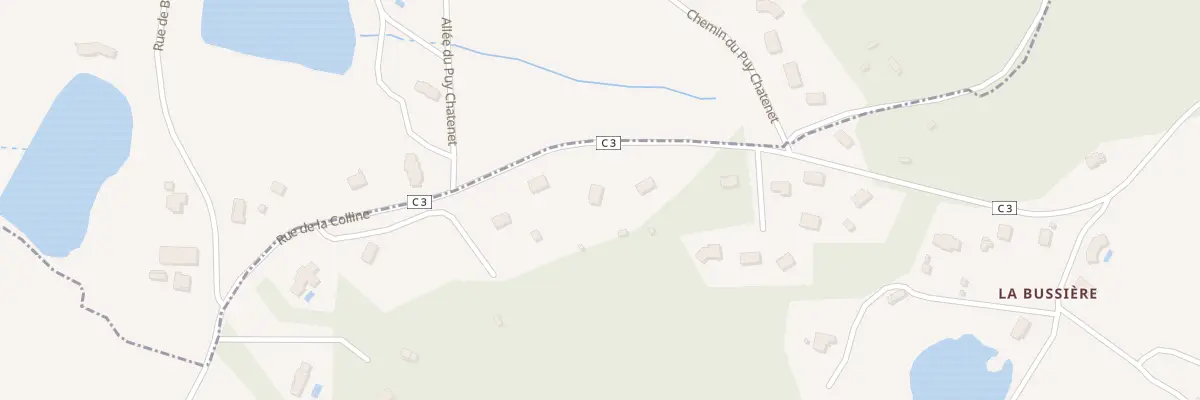 Plan du 28 Rue de la Colline à Chaptelat