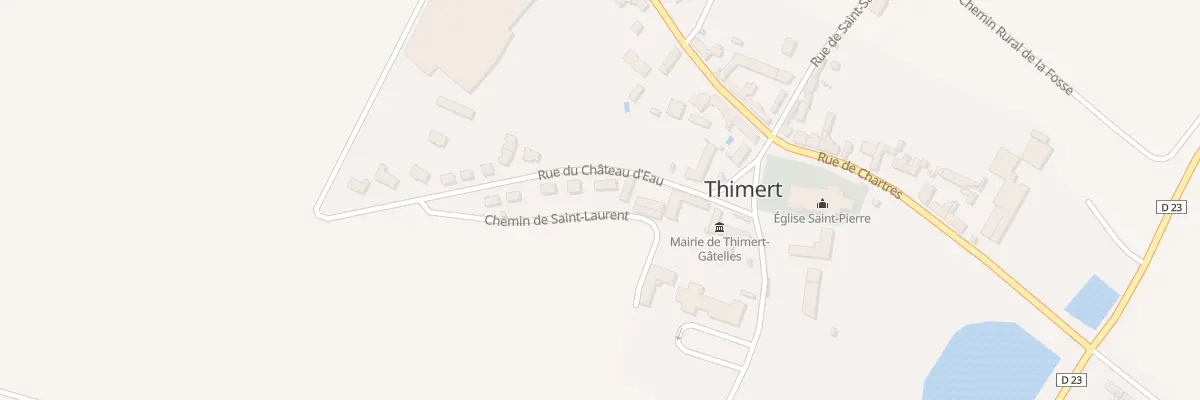 Plan du 3 Rue du Château d’Eau à Thimert-Gâtelles