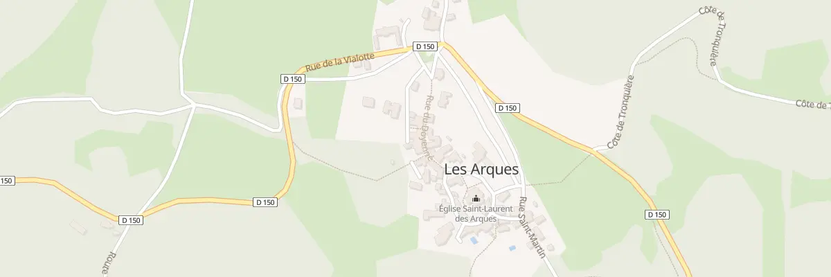 Plan du 5015 Les Arques aux Arques