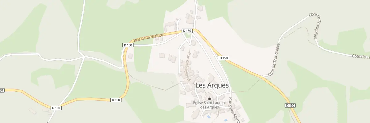 Plan du 5014 Les Arques aux Arques