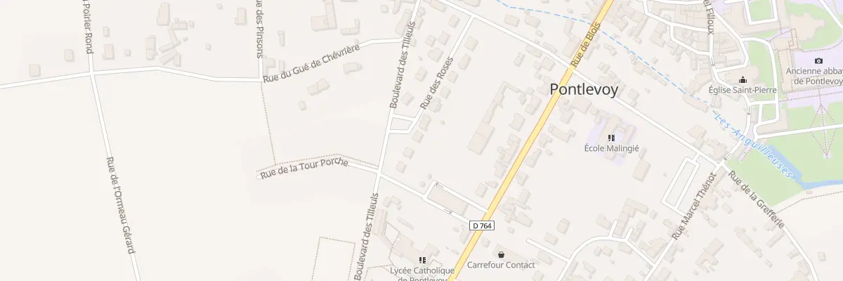 Plan du 13 Rue des Roses à Pontlevoy