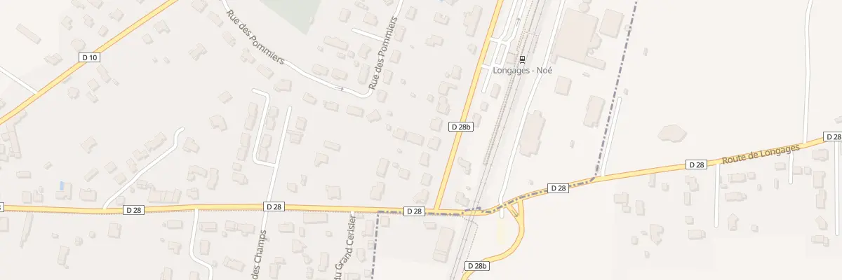Plan du 7 Av de la Gare à Longages