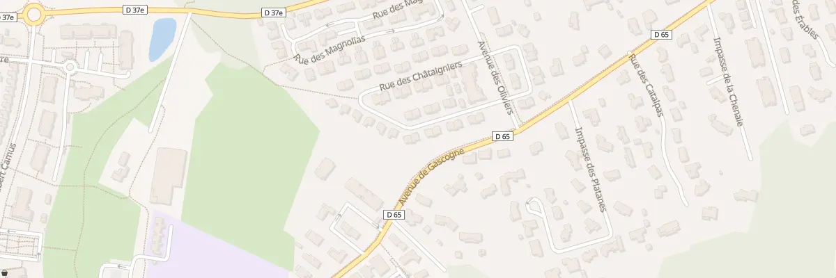 Plan du 13 Rue des Châtaigniers à La Salvetat-Saint-Gilles