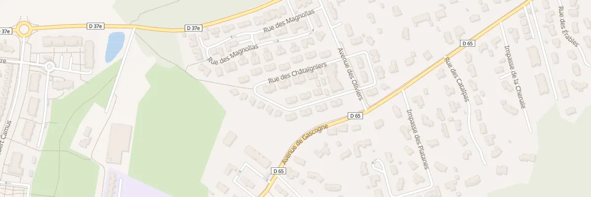 Plan du 10 Rue des Châtaigniers à La Salvetat-Saint-Gilles