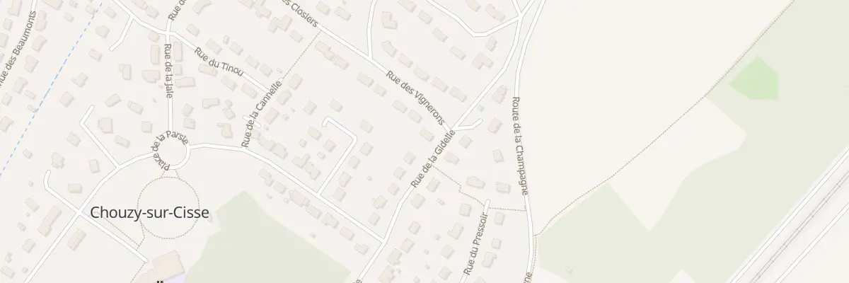 Plan du 1 Rue des Vignerons à Bonneveau