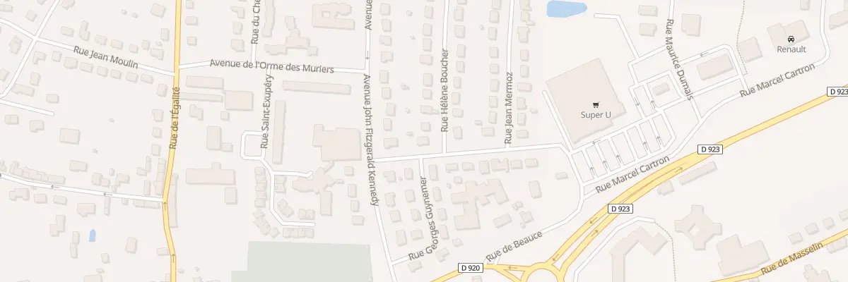 Plan du 3 Rue Charles Peguy à Courville-sur-Eure