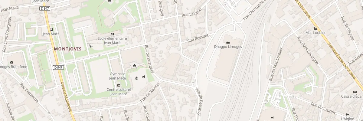 Plan du 1B Rue Jean Dorat à Limoges
