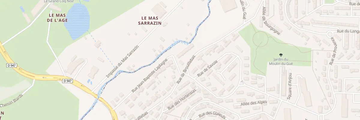 Plan du 4 Rue J B Laplagne à Limoges